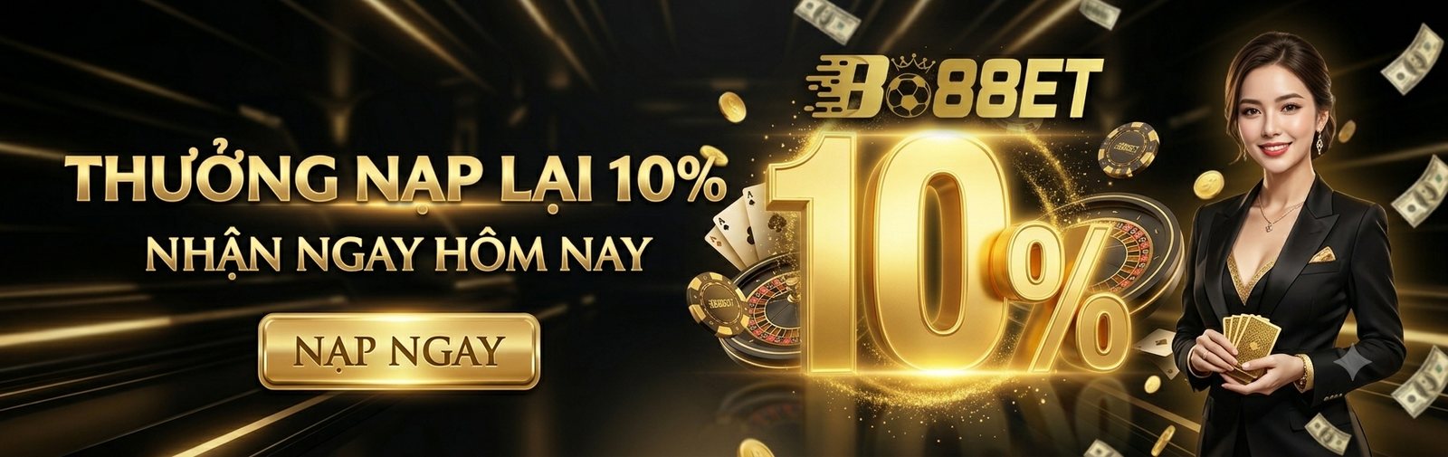 Khuyến mãi nạp lại 10% Bo88bet