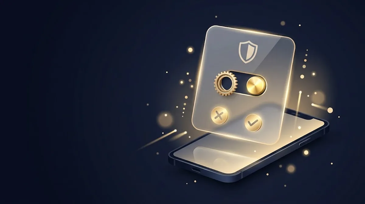 Bảng cấp quyền kính mờ hiện lên sau khi cài app Bo88bet trên Android